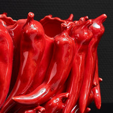 Load image into Gallery viewer, The Chilies Vase, Bordeaux Red