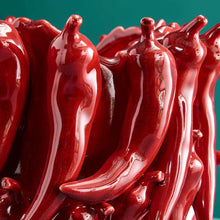 Load image into Gallery viewer, The Chilies Vase, Bordeaux Red