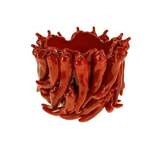 Load image into Gallery viewer, The Chilies Vase, Bordeaux Red