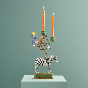 Zebra Candle Holder