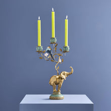 Load image into Gallery viewer, Gold Elephant Candle Holder