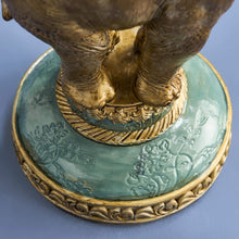 Load image into Gallery viewer, Gold Elephant Candle Holder