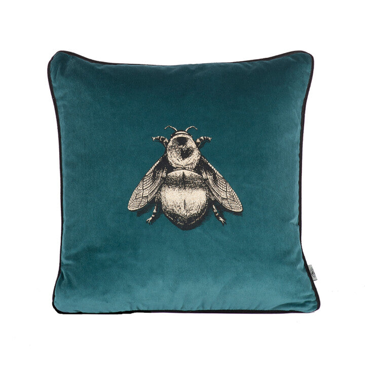 Grey bee cushion best sale