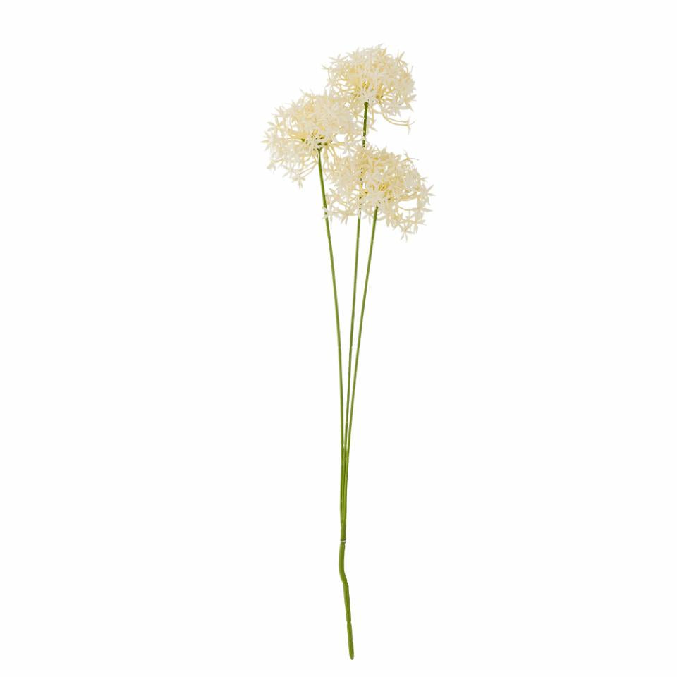 Allium Artificial Stem, White