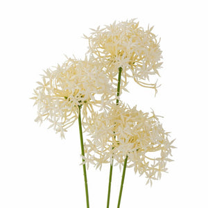 Allium Artificial Stem, White