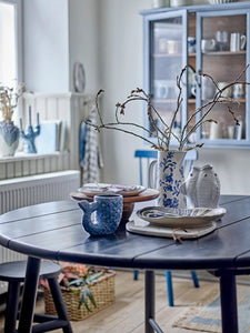 Ariella_Blue_Stoneware_Vase_on_Kitchen_Table