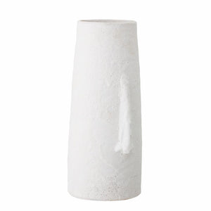 White Vase with Facial Features