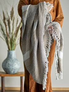 Bloomingville Isnel Natural Throw Open