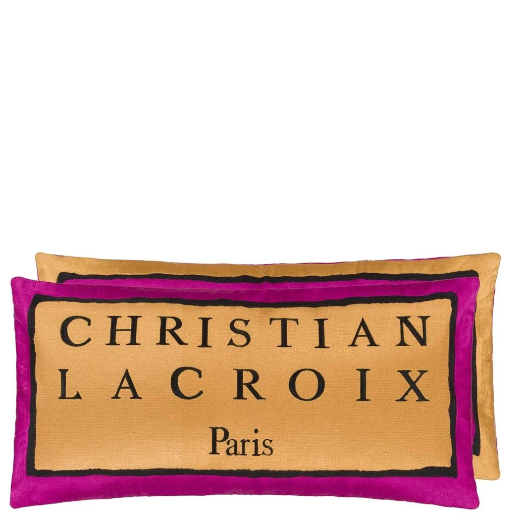 Christian Lacroix Couture! Rose Torero Cushion