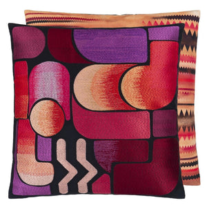 Lacroix Graphe Magenta Cushion, by Christian Lacroix