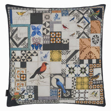 Load image into Gallery viewer, Christian Lacroix Lisboa Spring Tomate Cotton Cushion Front