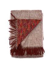 Load image into Gallery viewer, Coco Light Purple Mohair Wool Throw Blanket