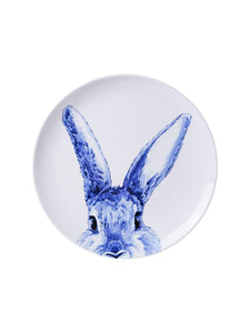 Delft Blue Hare Wall Plate