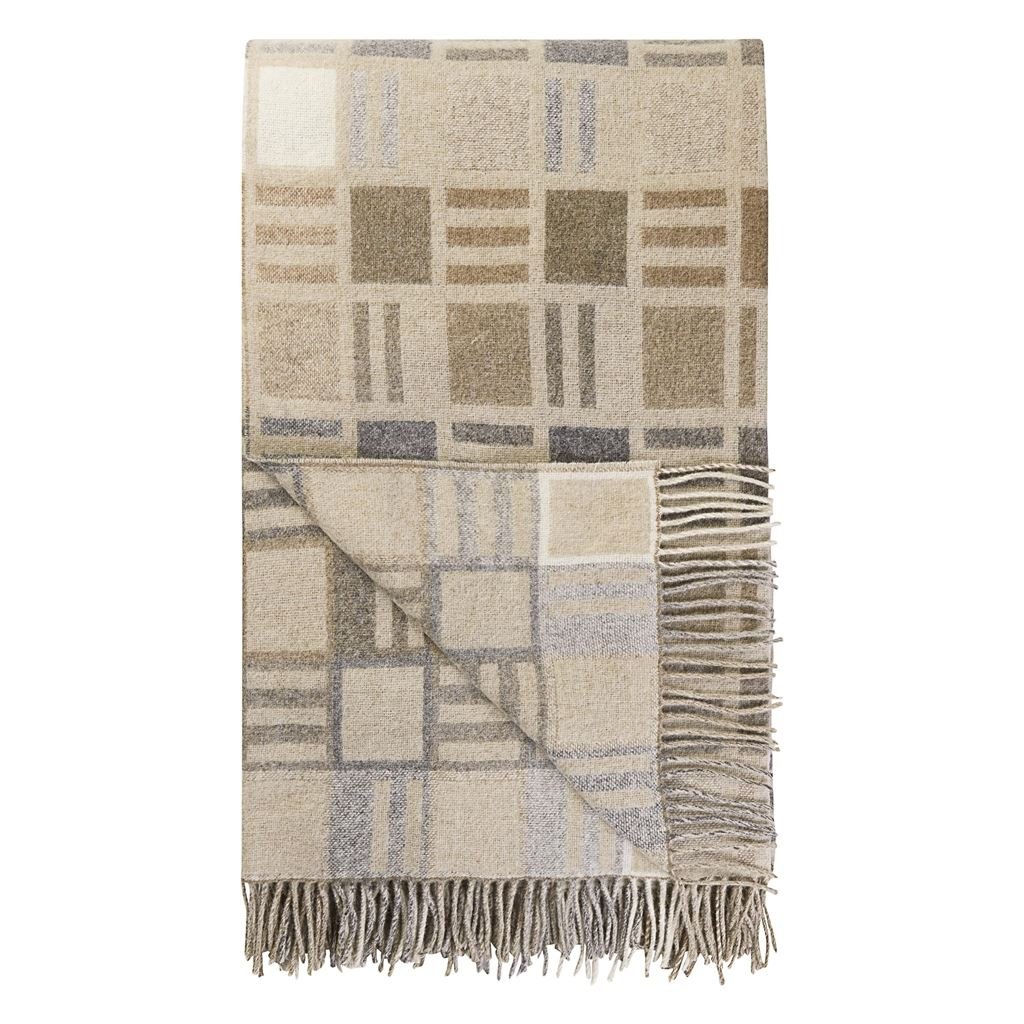 Designers Guild Bainbridge Merino Wool Natural Throw