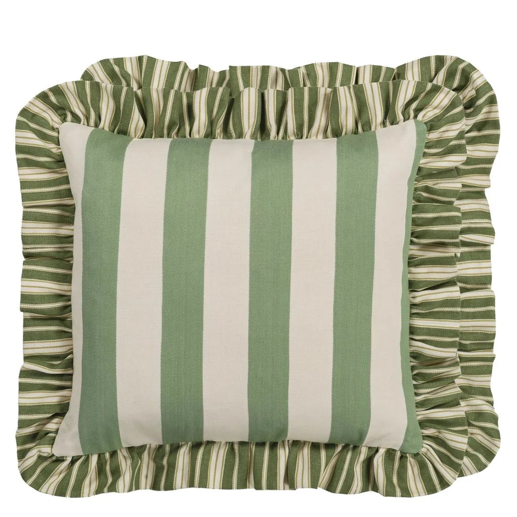 Designers Guild Berkeley Stripe Celadon Cushion