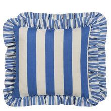 Load image into Gallery viewer, Designers Guild Berkeley Stripe Cobalt Cushion