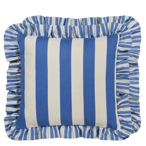 Designers Guild Berkeley Stripe Cobalt Cushion