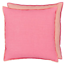 Load image into Gallery viewer, Designers Guild Brera Lino Hibiscus &amp; Peach Cushion