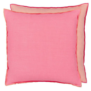 Designers Guild Brera Lino Hibiscus & Peach Cushion