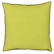 Load image into Gallery viewer, Designers Guild Brera Lino Lime &amp; Moss Cushion Front