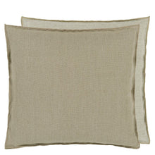 Load image into Gallery viewer, Designers Guild Brera Lino Seagrass &amp; Natural Cushion