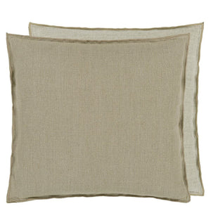 Designers Guild Brera Lino Seagrass & Natural Cushion