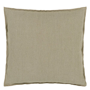 Designers Guild Brera Lino Seagrass & Natural Cushion Front