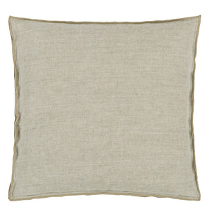 Designers Guild Brera Lino Seagrass & Natural Cushion Reverse