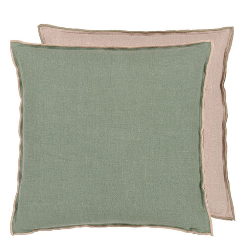 Designers Guild Brera Lino Thyme & Pebble Cushion