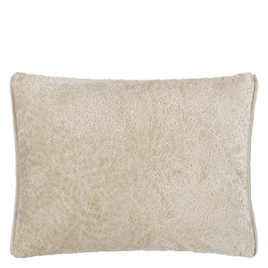 Designers Guild Cartouche Linen Velvet Cushion Front