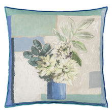 Load image into Gallery viewer, Designers Guild Celadon Vase Delft Cushion