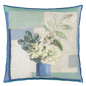 Designers Guild Celadon Vase Delft Cushion