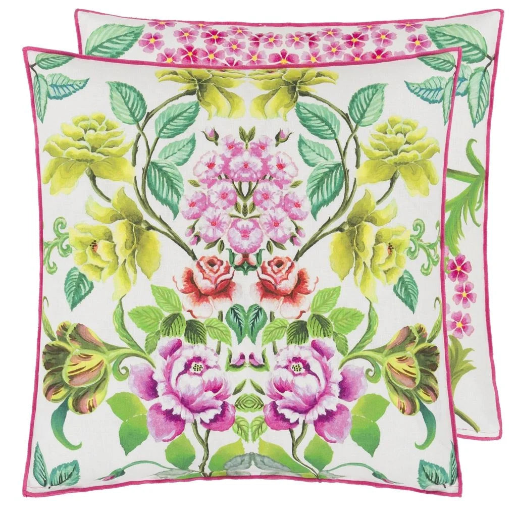 Designers Guild Eleonora Linen Fuchsia Cushion