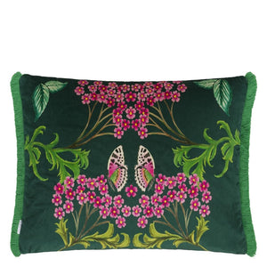 Designers Guild Eleonora Velours Viridian Cushion