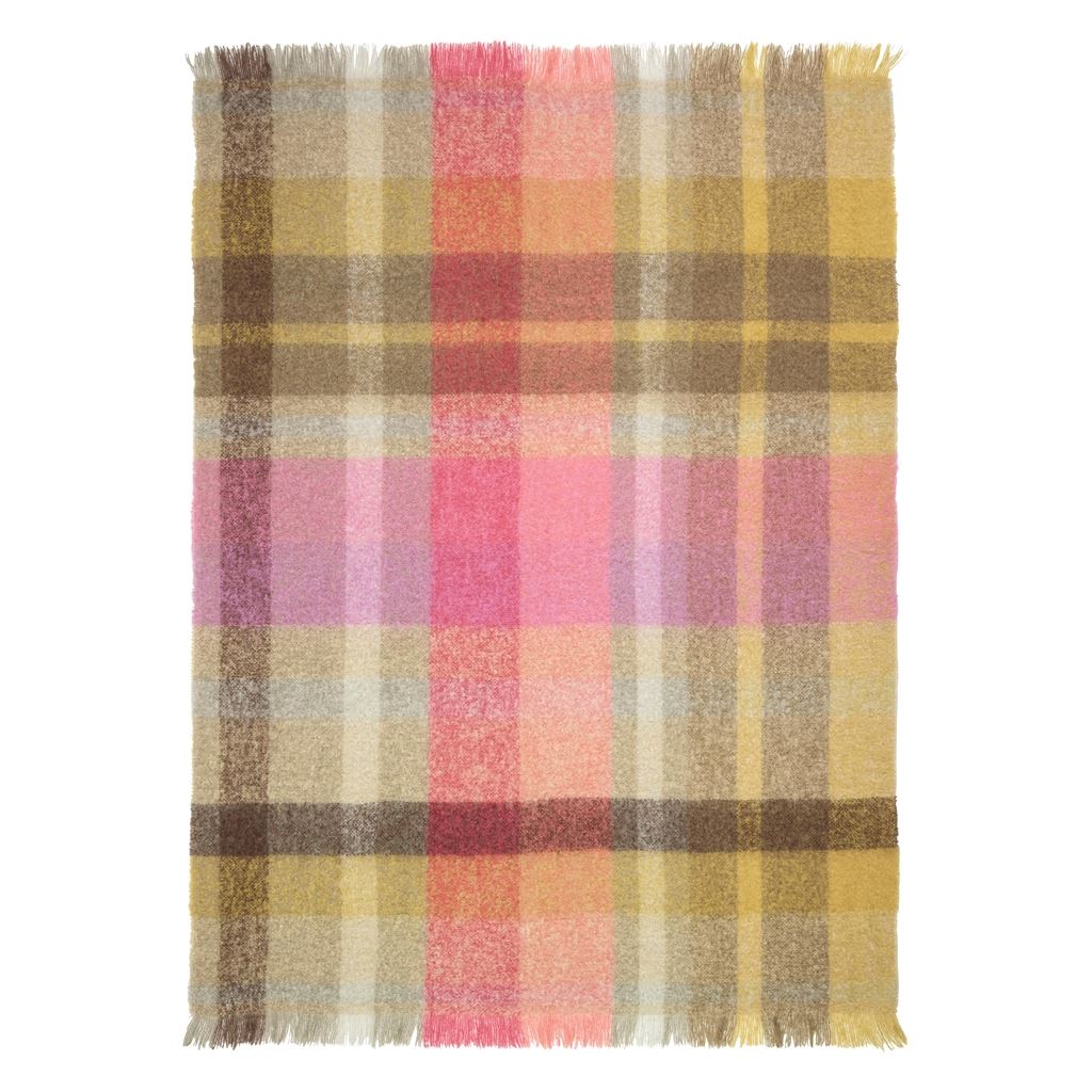 Designers Guild Fontaine Sepia Mohair Throw