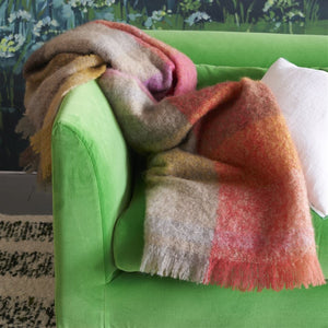 Designers Guild Fontaine Sepia Mohair Throw