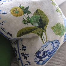 Load image into Gallery viewer, Designers Guild Kawana Cobalt Linen Cushion