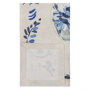 Designers Guild Kawana Delft Linen Throw Reverse