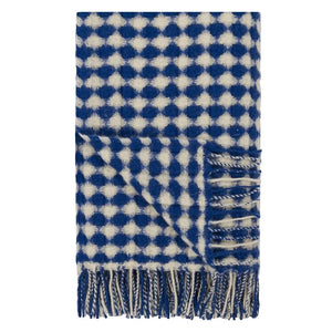 Designers Guild Lansdowne Cobalt Throw