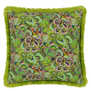 Designers Guild Leaf Glaze Emerald Cushion