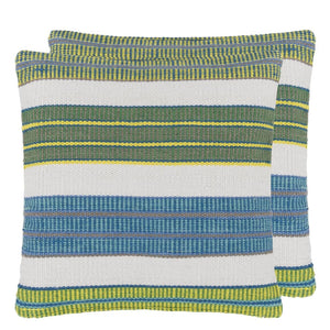 Designers Guild Mahakam Cobalt Outdoor Cushion