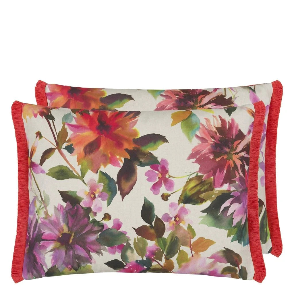 Designers Guild Manchu Fuchsia Outdoor Cushion