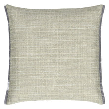 Indlæs billede til gallerivisning Manipur Midnight Velvet Cushion reverse, by Designers Guild