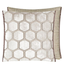 Indlæs billede til gallerivisning Manipur Oyster Velvet Cushion, by Designers Guild