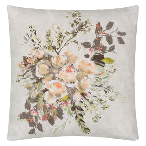 Designers Guild Margaretta Linen Sepia Cushion