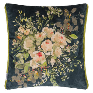 Designers Guild Margaretta Velours Noir Cushion