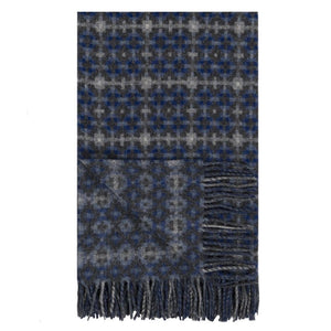 Designers Guild Pembroke Cobalt Merino Wool Throw