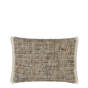 Designers Guild Pradelles Zinc Textured Weave Cushion Front