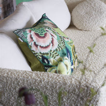 Load image into Gallery viewer, Designers Guild Rose de Damas Jade Cushion