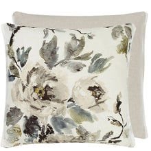 Indlæs billede til gallerivisning Shanghai Garden Ecru Linen Cushion, by Designers Guild